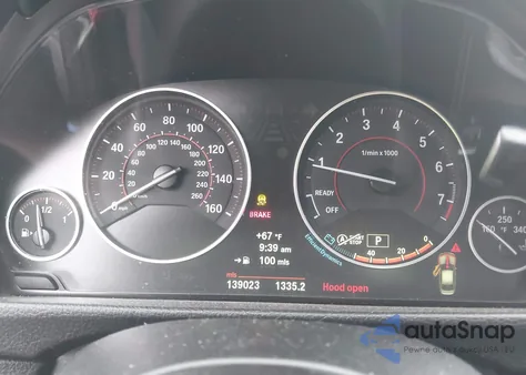 2013 BMW 335I xDrive z USA, uszkodzony, nr VIN WBA3B9G5XDNR89573